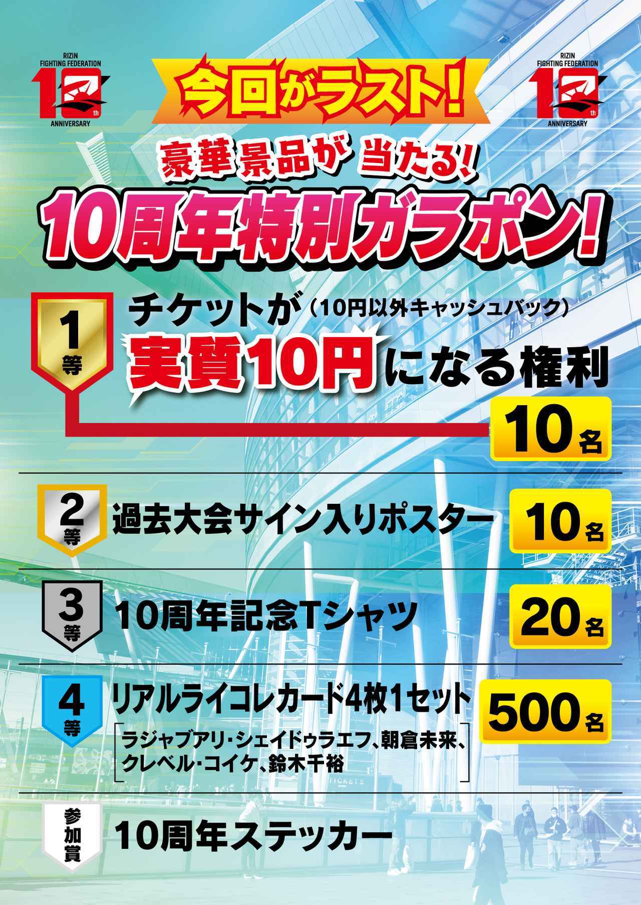 来場のご案内 Yogibo presents RIZIN師走の超強者祭り - RIZIN