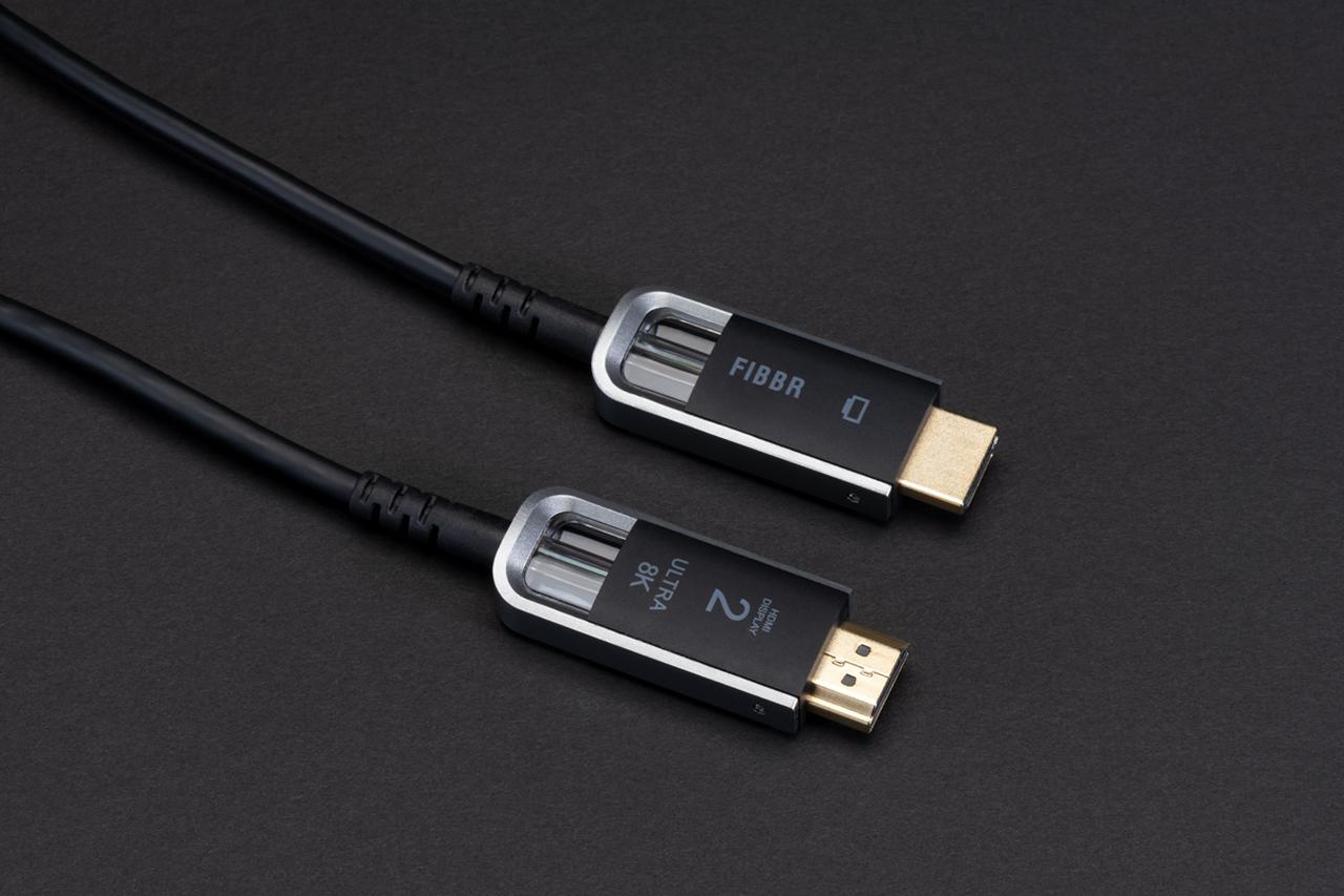 FIBBRフィバーPURE2光変換式4K対応HDMIケーブル 24Gbps 美品 FIBBR