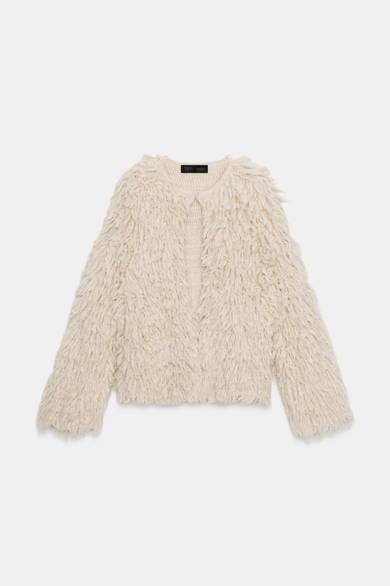 バサッと羽織るだけ！【ZARA】大人がシャレる♡「ニットジャケット
