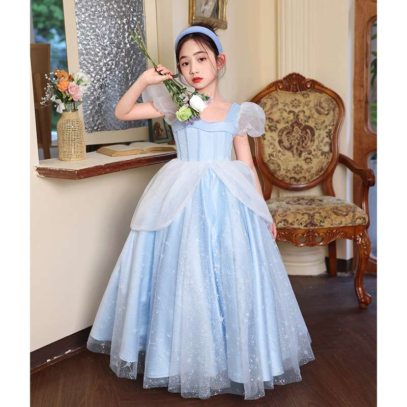 ピアノ発表会 結婚式用 子どもドレス ディズニー シンデレラ風 星空