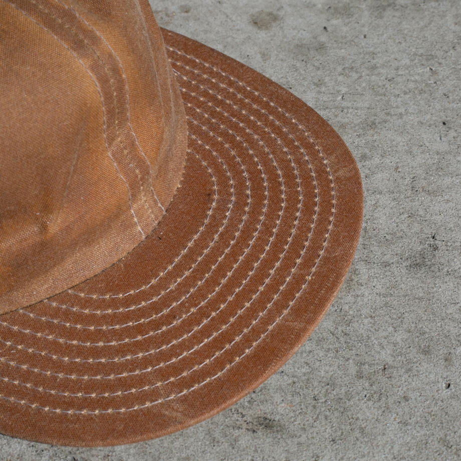 6 Panel Cap - Brown Waxed Canvas | Gustin Accessories | Hats
