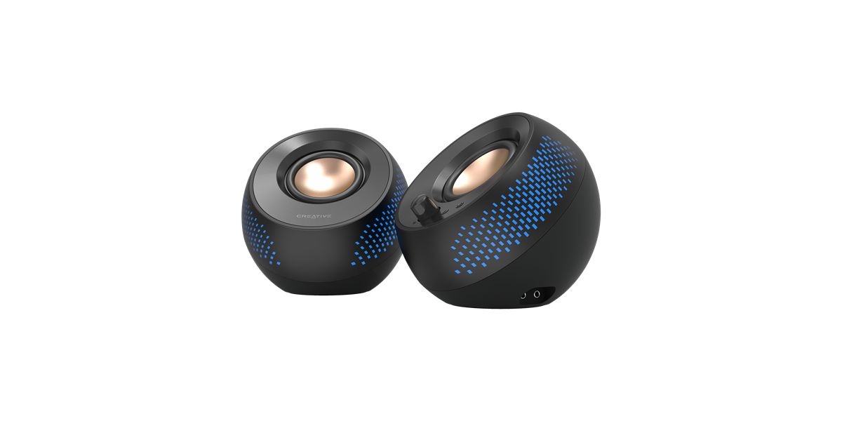Creative Pebble X RGB ライティングやドライバー サイズを