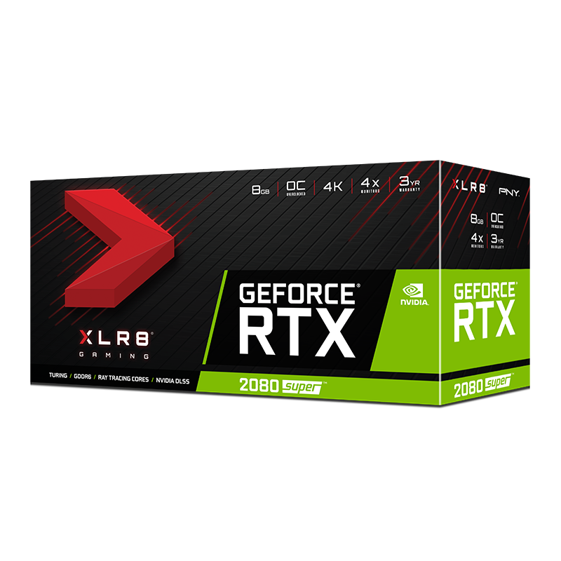 PNY GeForce® RTX 2080 SUPER™ 8GB XLR8 Gaming Overclocked Edition
