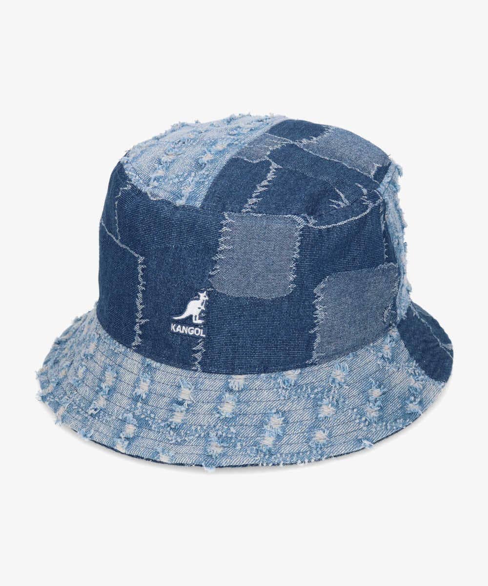 DENIM MASHUP BUCKET | S(06) BLACK TROMPE L'OEIL (01) | BUCKET
