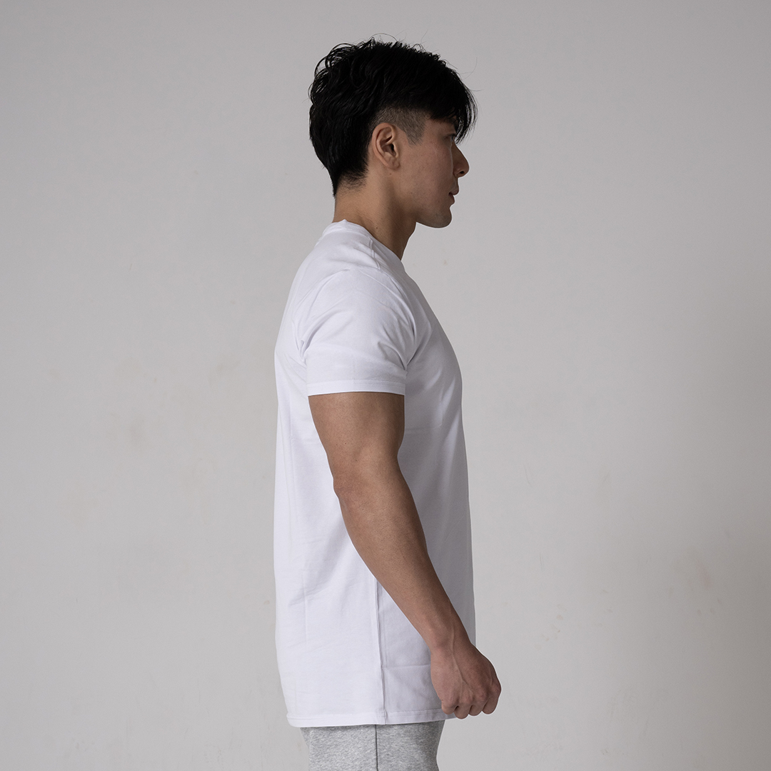 公式限定】Vanquish Fitnessコラボ スリムフィットTシャツ（WH