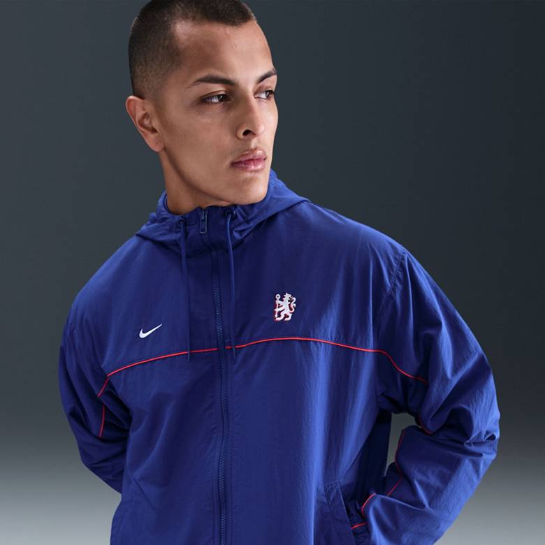 Nike Men's Chelsea 2025 Blue Home Full-Zip Futura Jacket | Dick's
