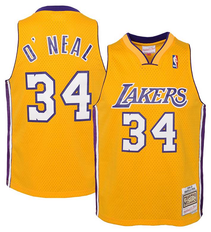 Mitchell & Ness Youth Los Angeles Lakers Shaquille O'Neal #34