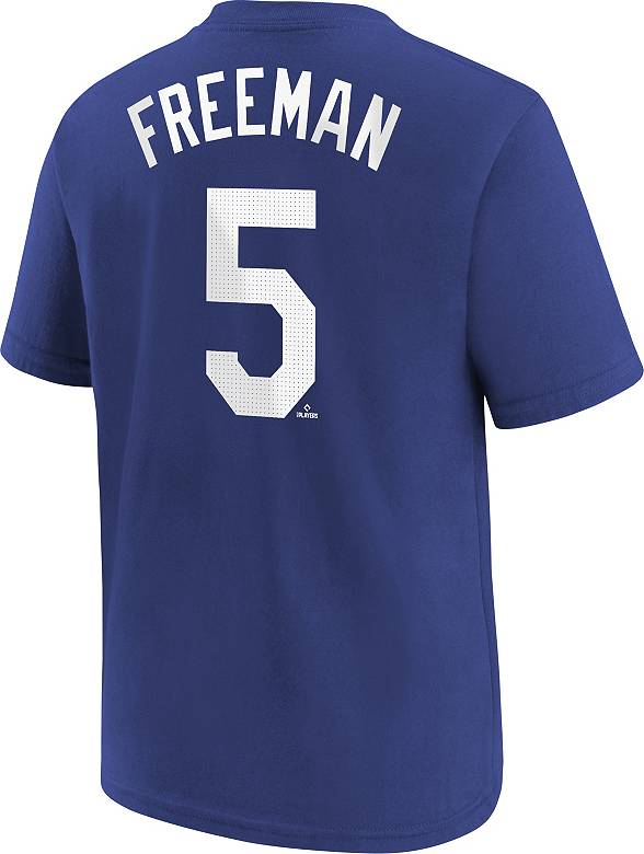 Nike Youth Los Angeles Dodgers Freddie Freeman #5 Blue Home T