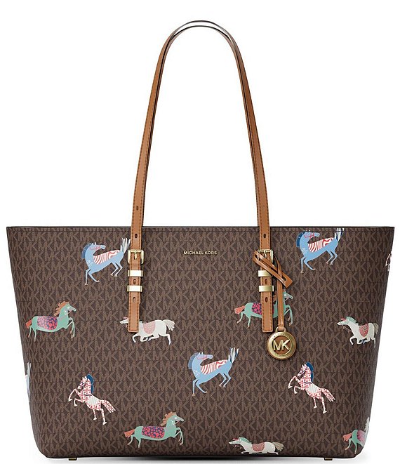 Michael Kors Quinn Large Year of the Horse Top Zip Tote Bag