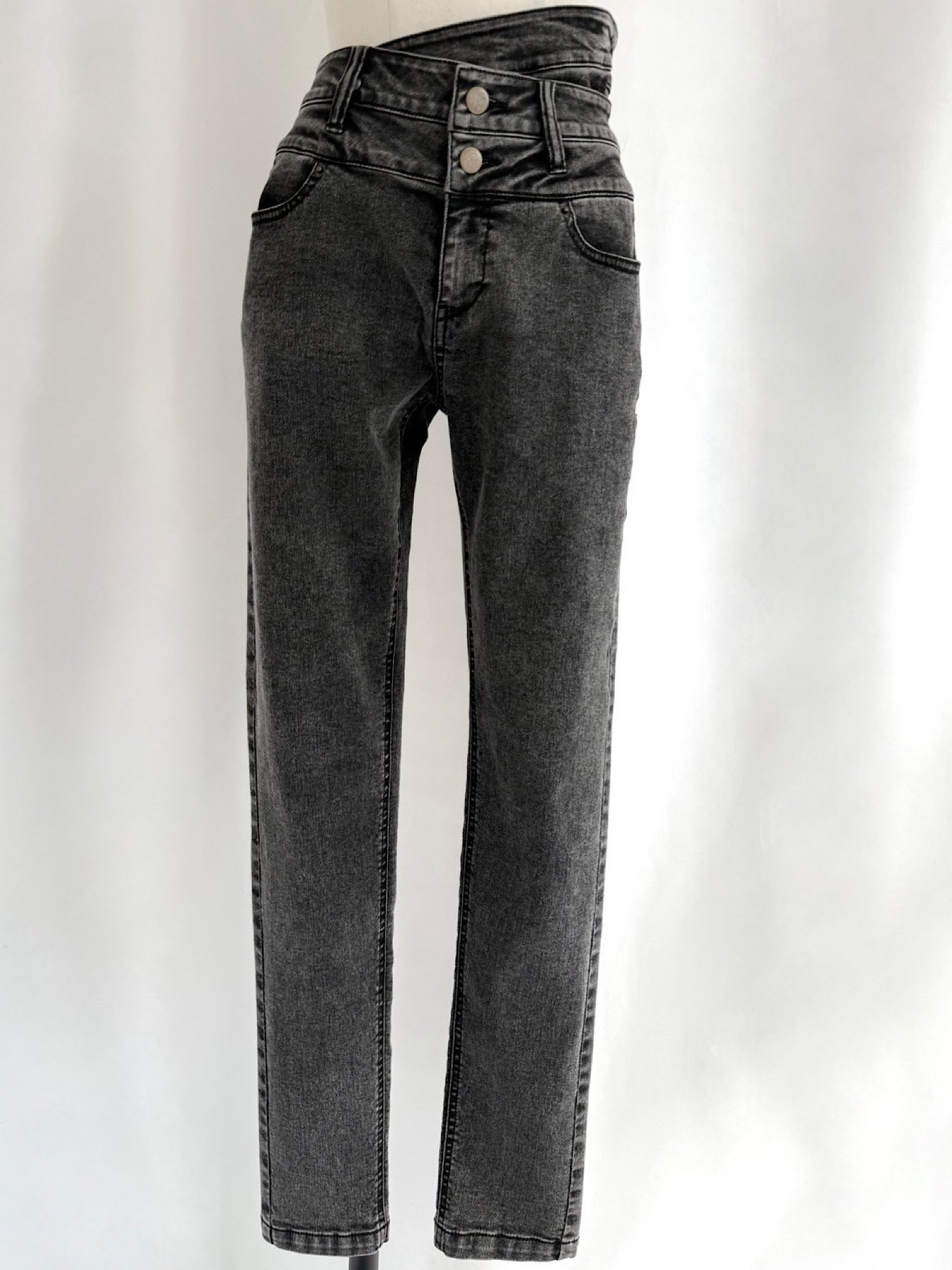 High waist layered skinny denim | DIANTÉ (ディアンテ)公式通販サイト