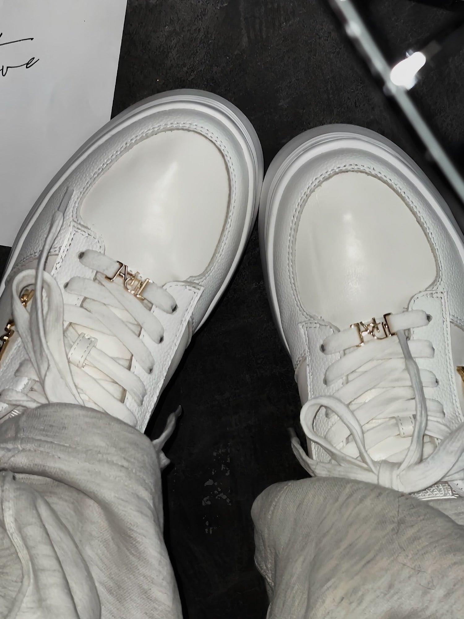 DIANTÉ logo sole sneakers | DIANTÉ (ディアンテ)公式通販サイト