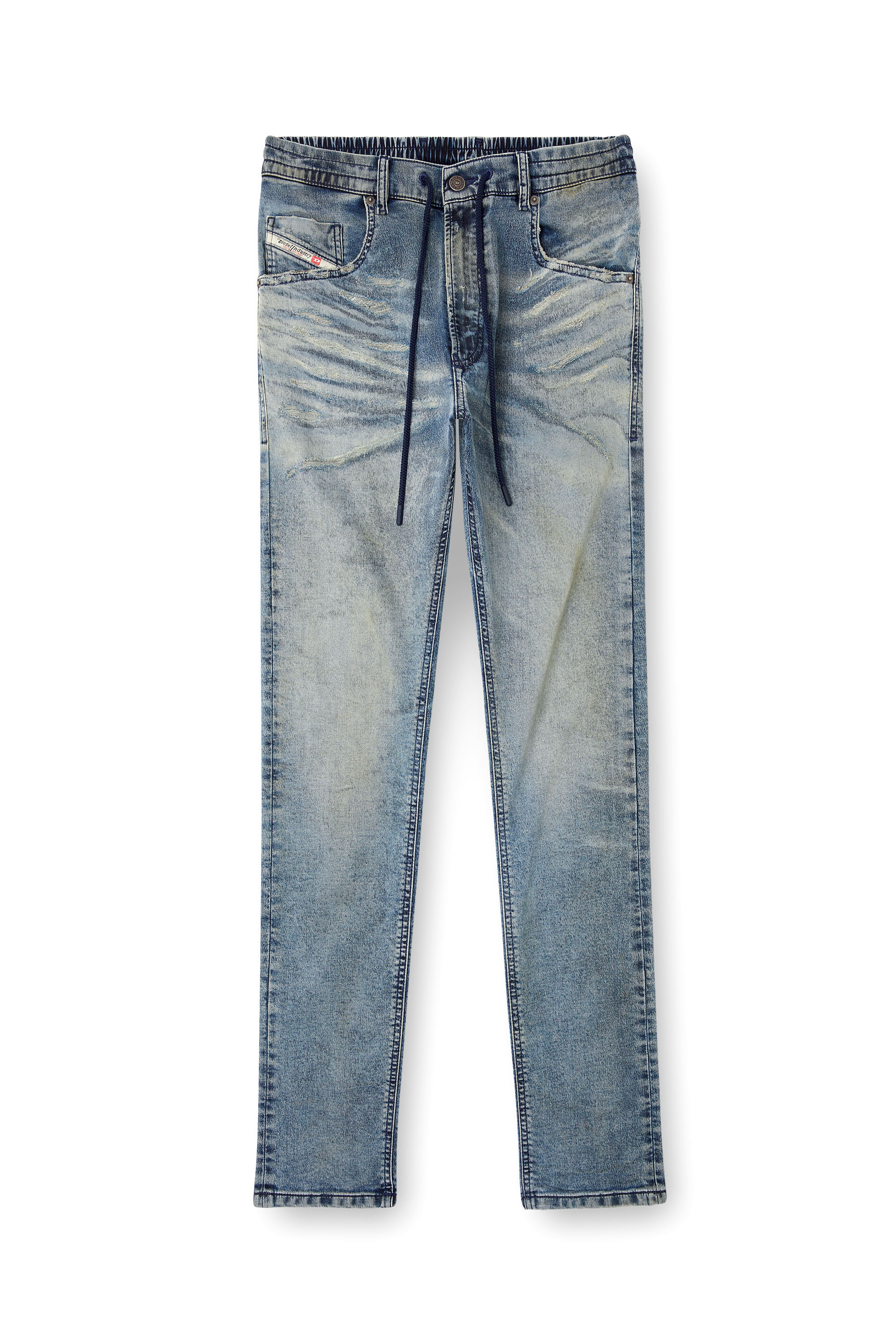 Men's Regular Jeans | Medium blue | Diesel 2032 D-Krooley Joggjeans®