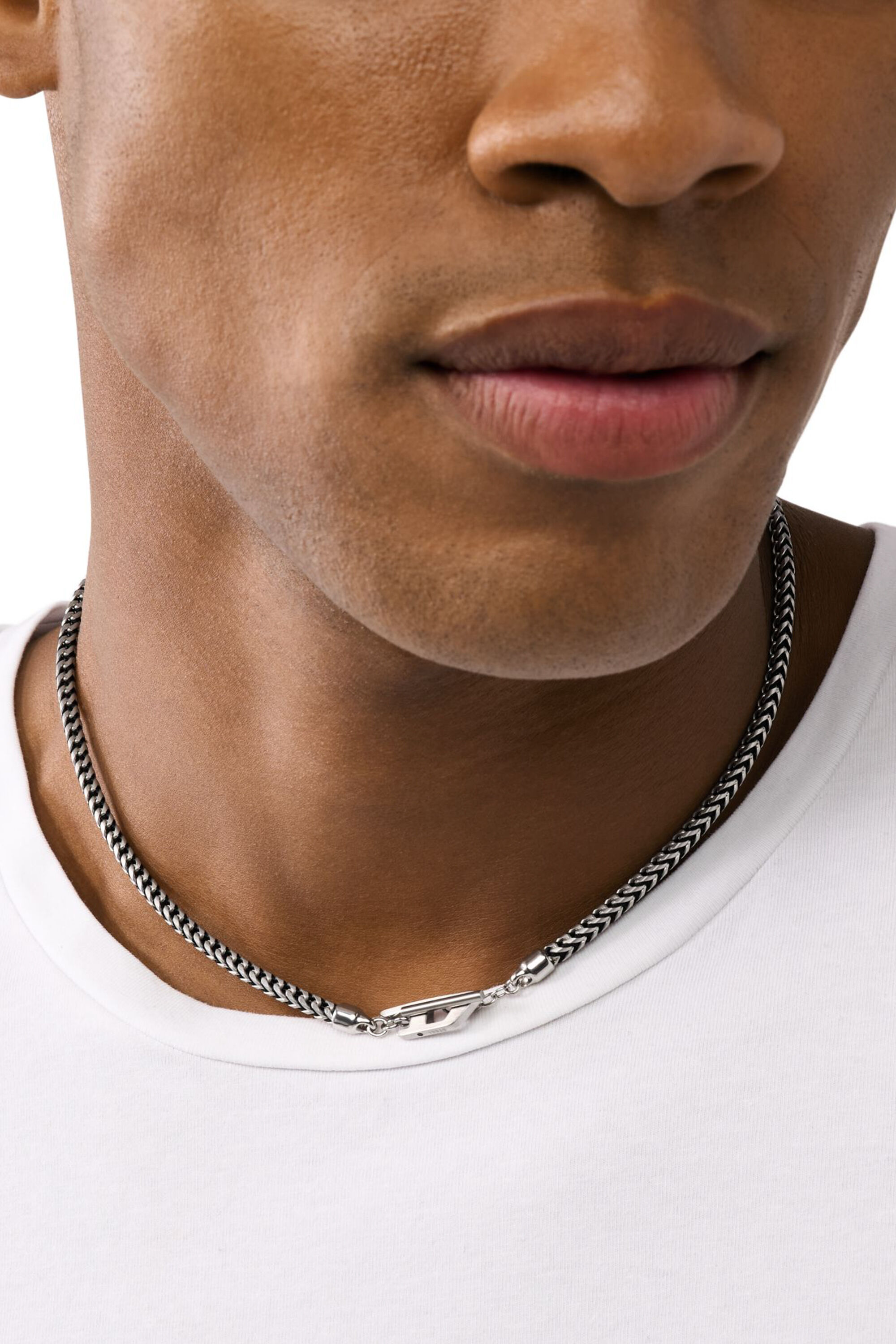 Women's Stainless Steel Chain Necklace | Silver | Diesel