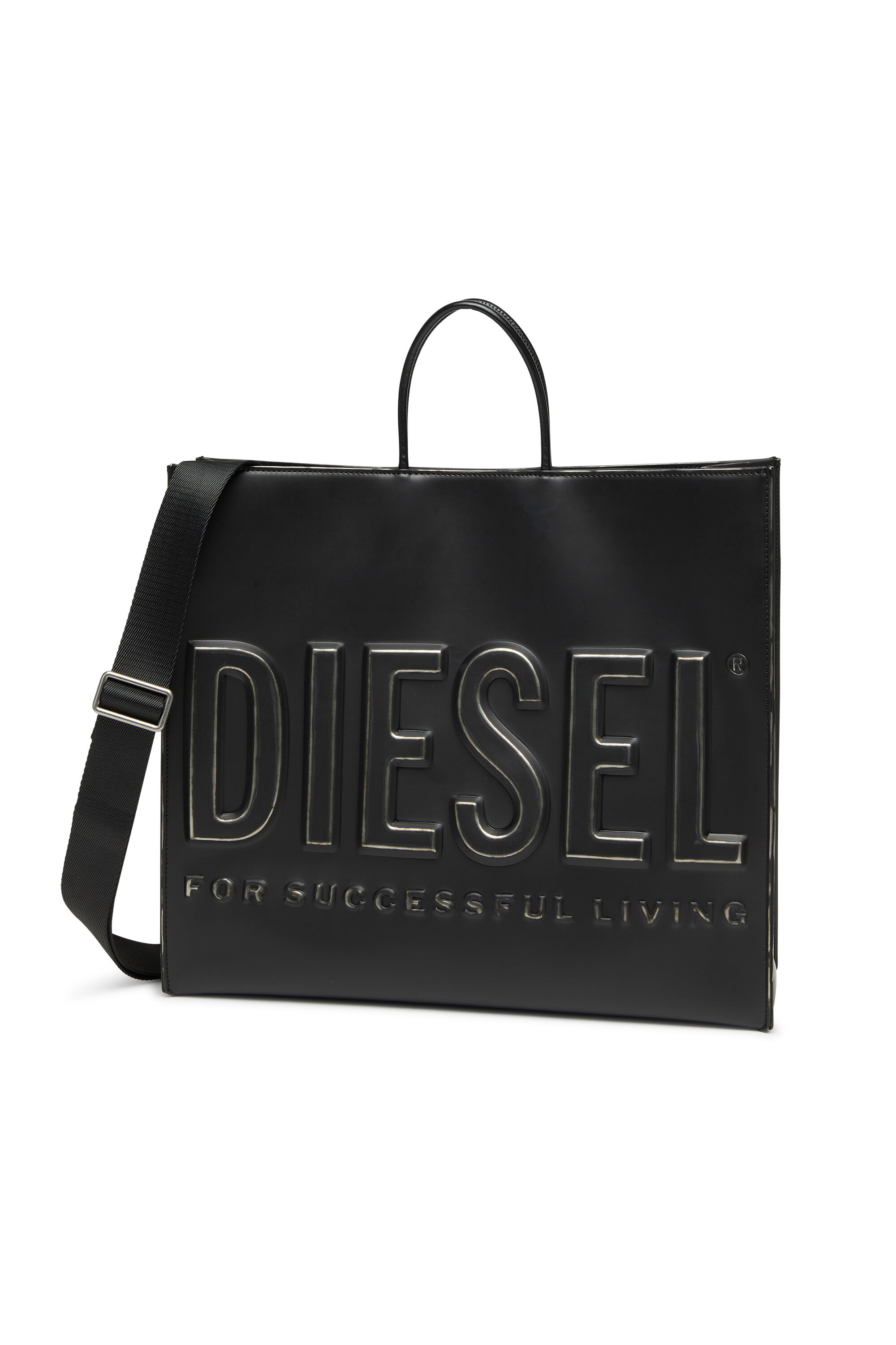 Men's Dsl 3D Bag with adjustable shoulder strap | Black | Diesel