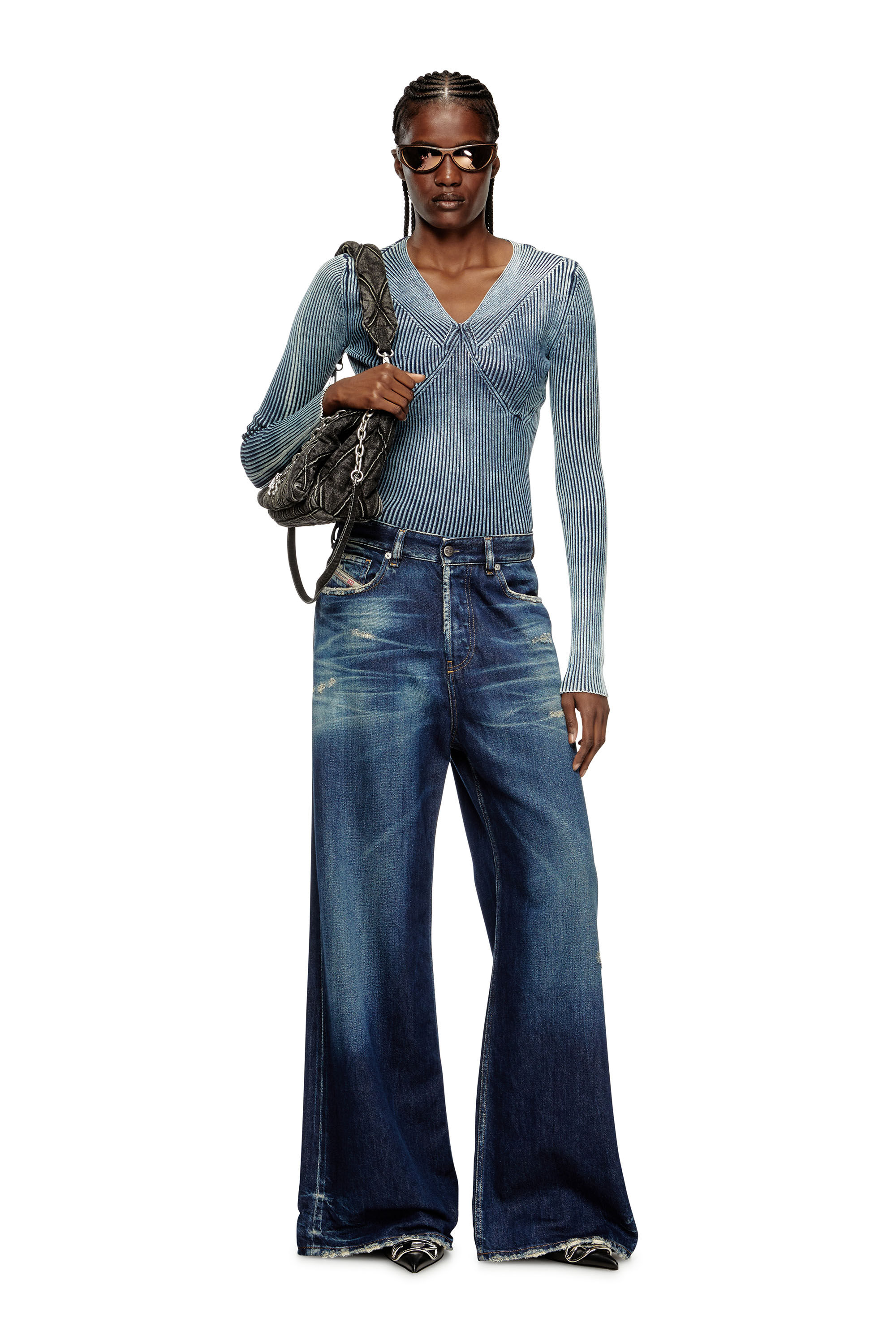 Women's Relaxed Jeans | Dark Blue | Diesel 1996 D-Sire