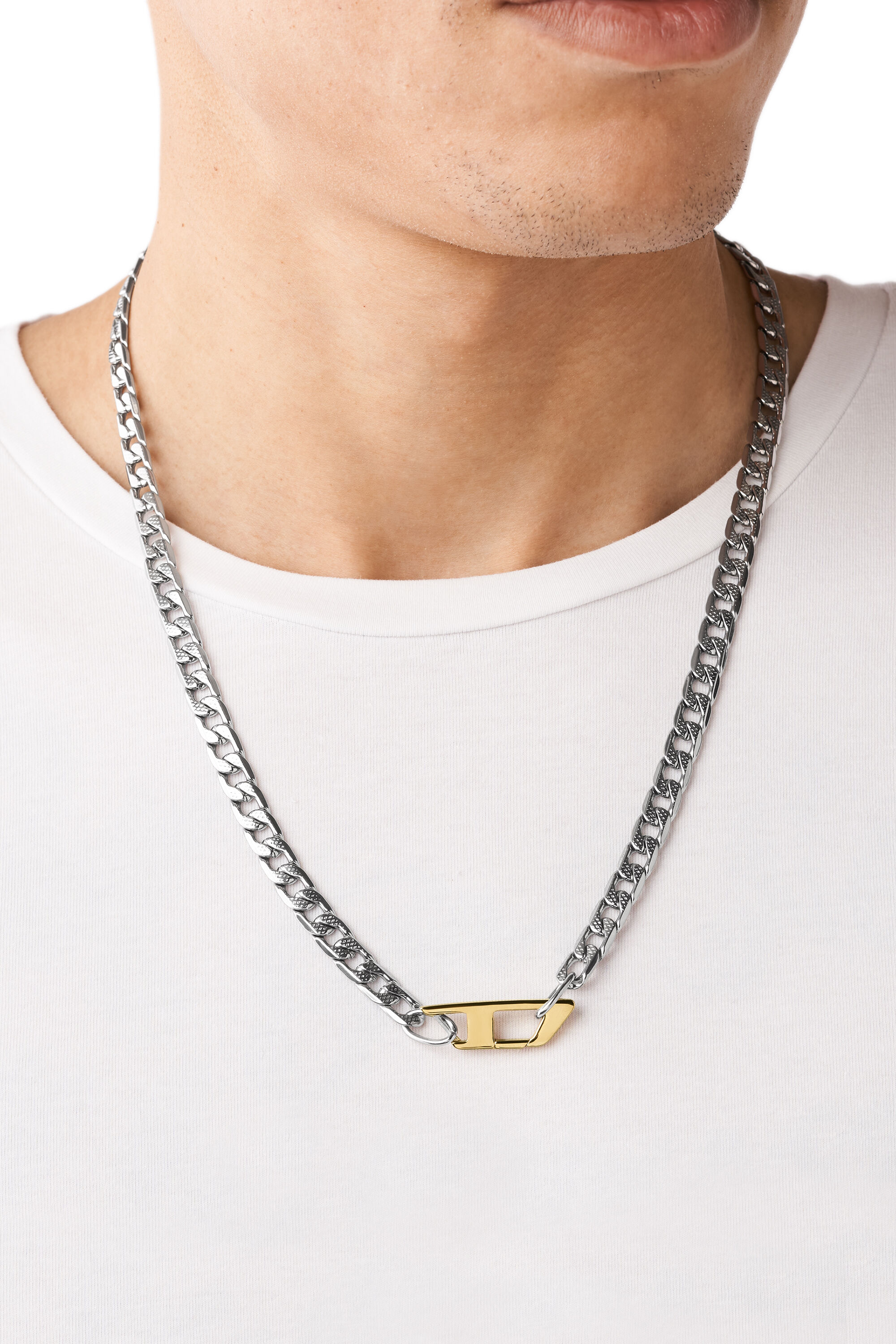 DX1343: Stainless steel chain necklace | Diesel