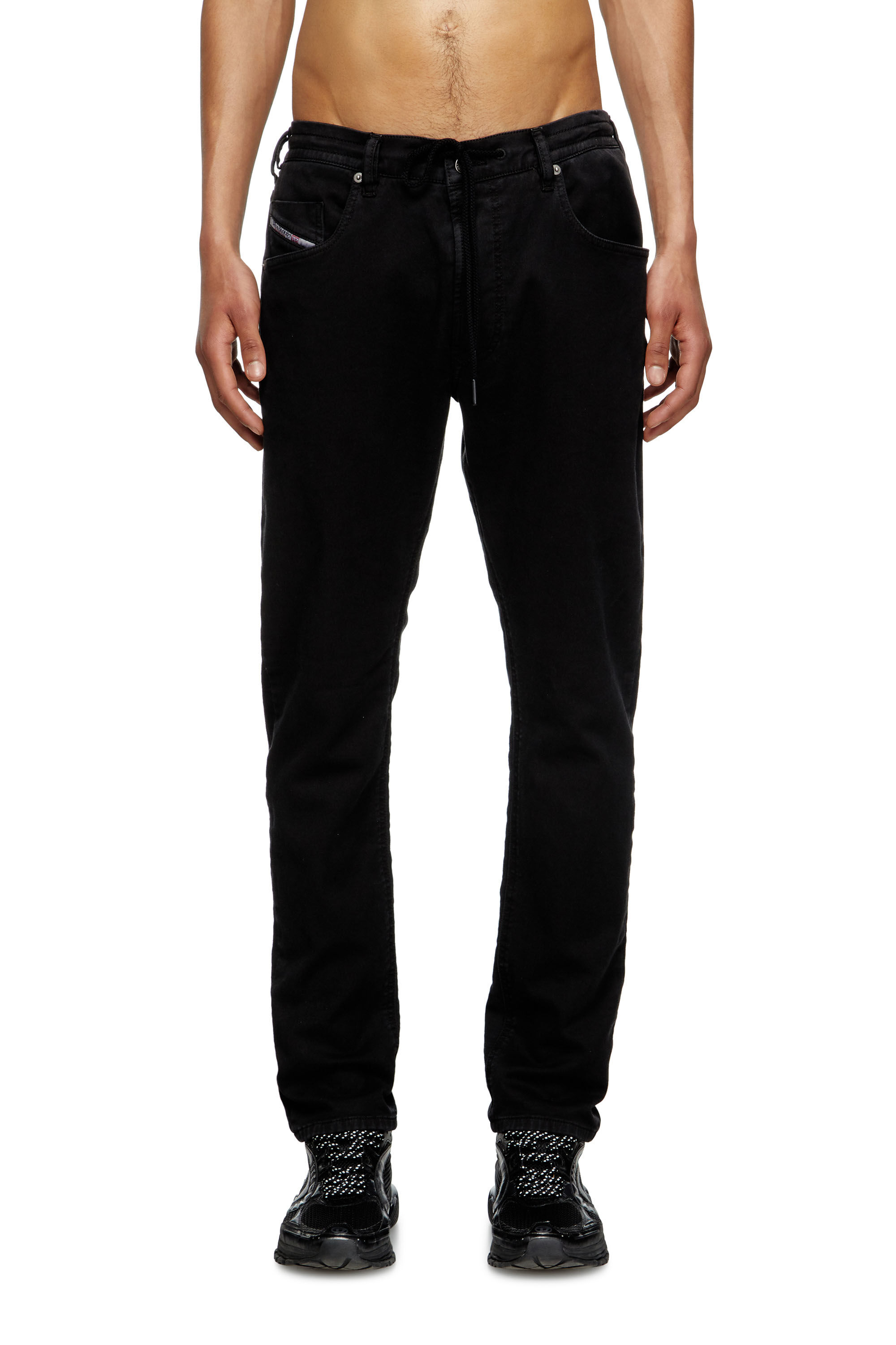 Men's Regular Jeans | Black/Dark grey | Diesel 2032 D-Krooley