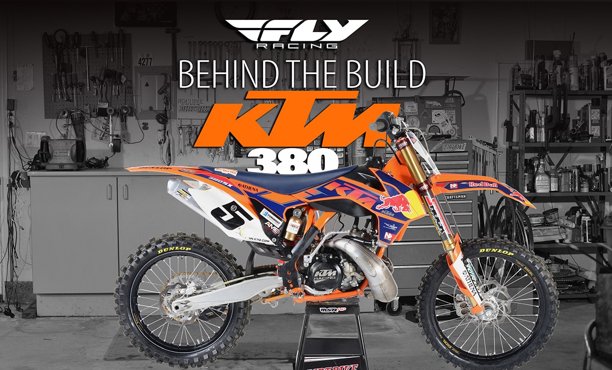 MODERN DAG KTM 380-PROJECT: ACHTER HET GEBOUW - Dirt Bike Magazine