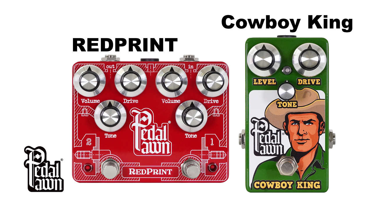 Pedal Pawnから2種類のオーバードライブペダルが発売。