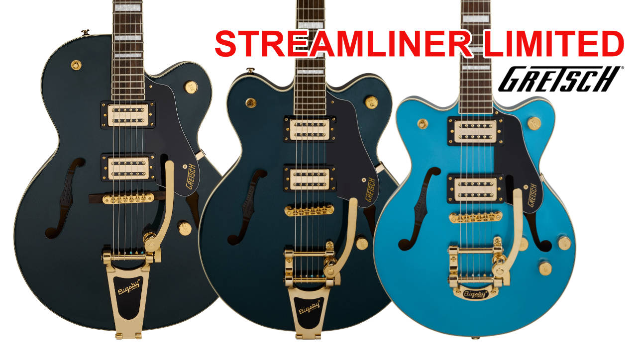GRETSCH Streamlinerから新製品3機種が発売。