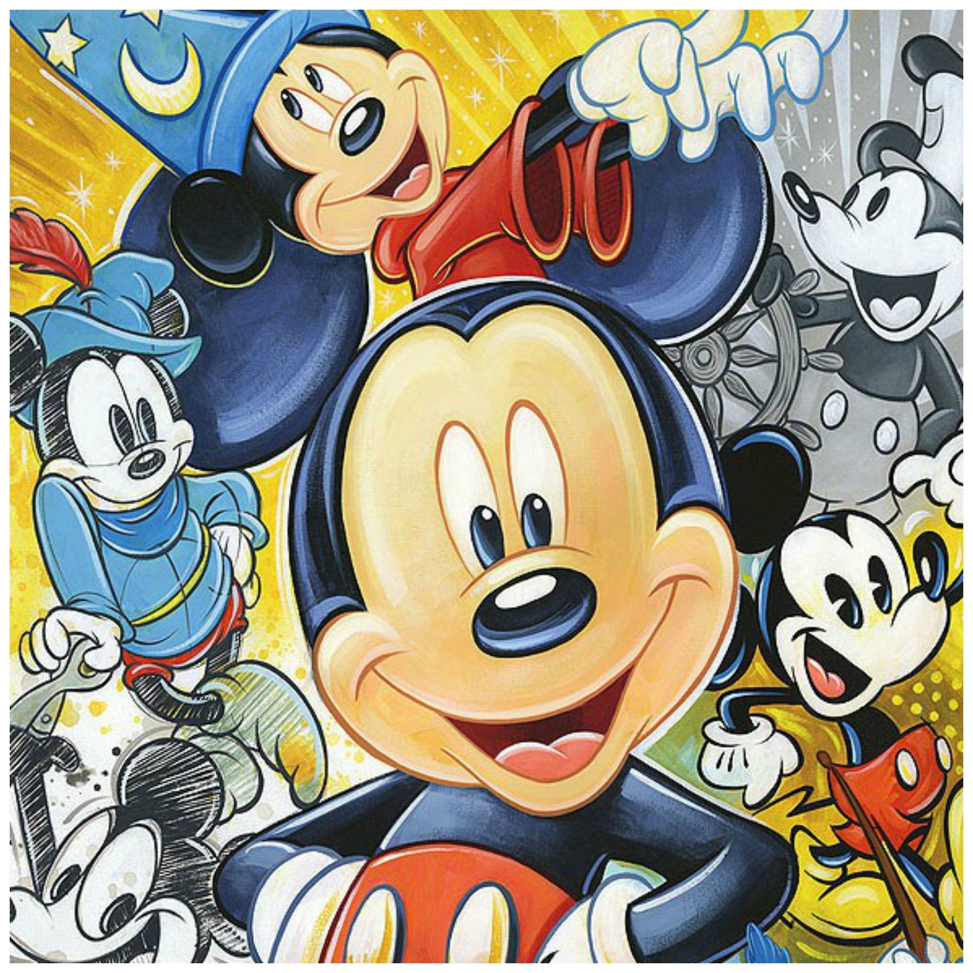 90 Years of Mickey Mouse - Disney Treasures On Canvas By Tim