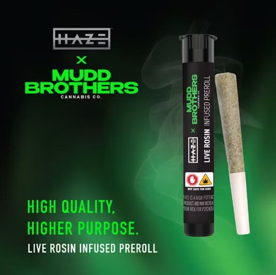 ZERO GRAVITY X HEADBANGER | 1G | LIVE ROSIN INFUSED | PRE-ROLL
