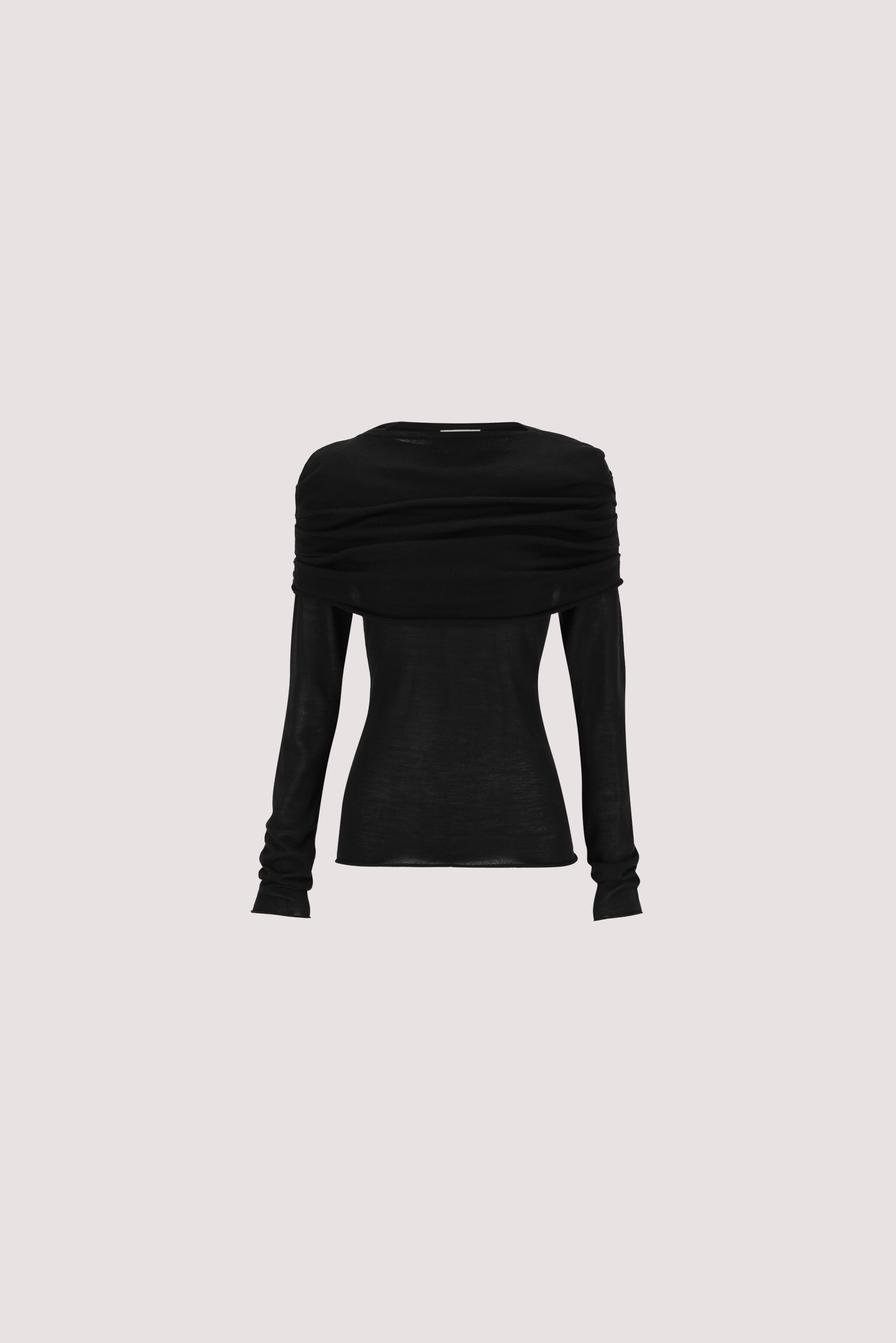 IVY BLACK MERINO LS TOP – DISSH