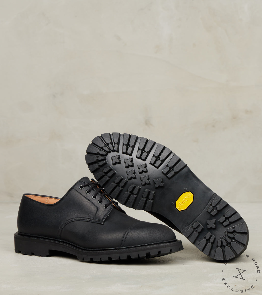 Crockett & Jones x DR Sandhurst - 325 - Vibram Carrarmato - Black
