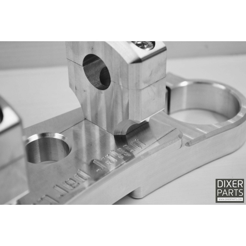 Reinforced Upper Triple Tree Clamp + 28,6mm Risers Kawasaki ZX6R