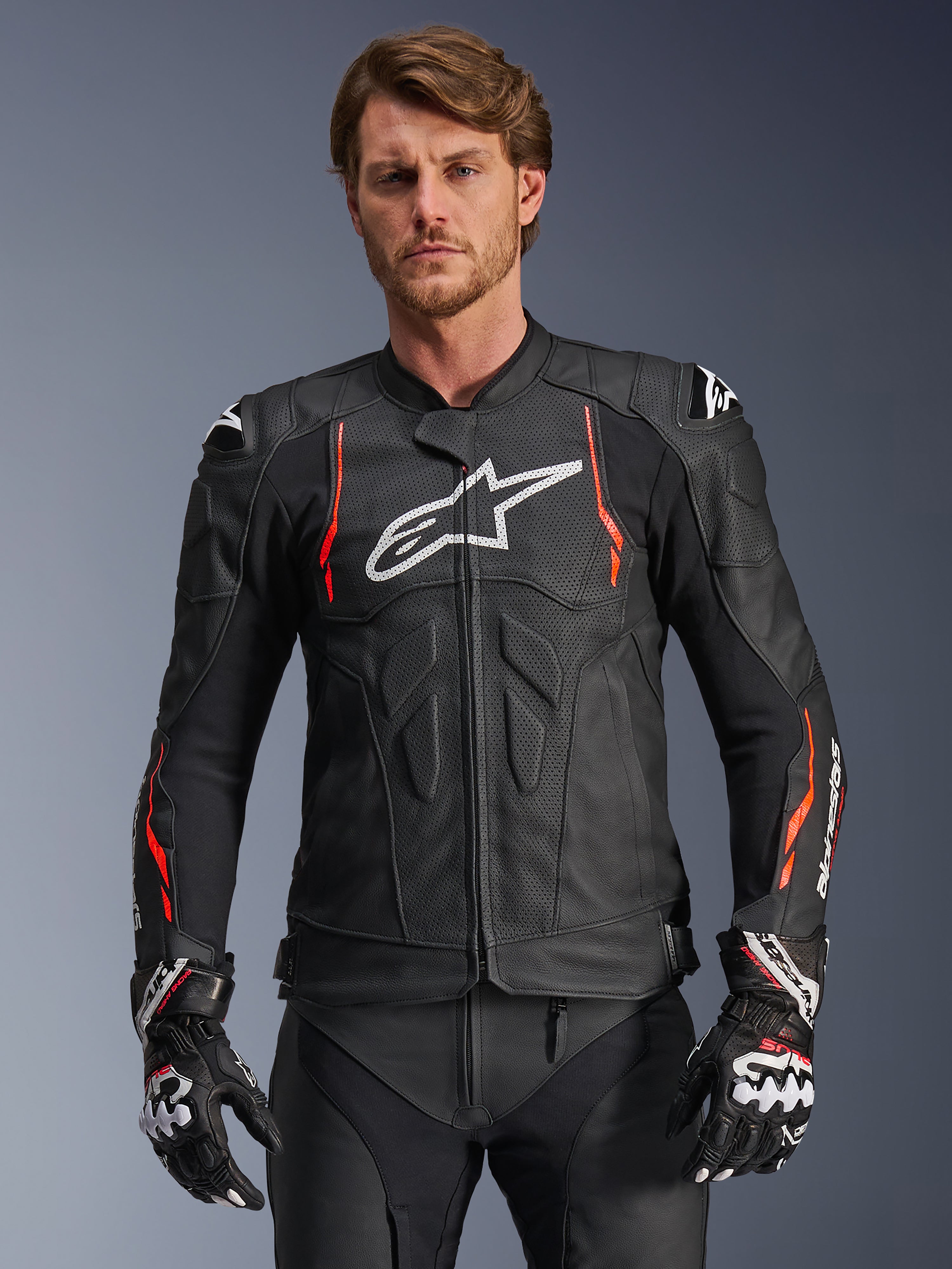 Dusk Airflow - Black Motorcycle Jacket | Alpinestars®