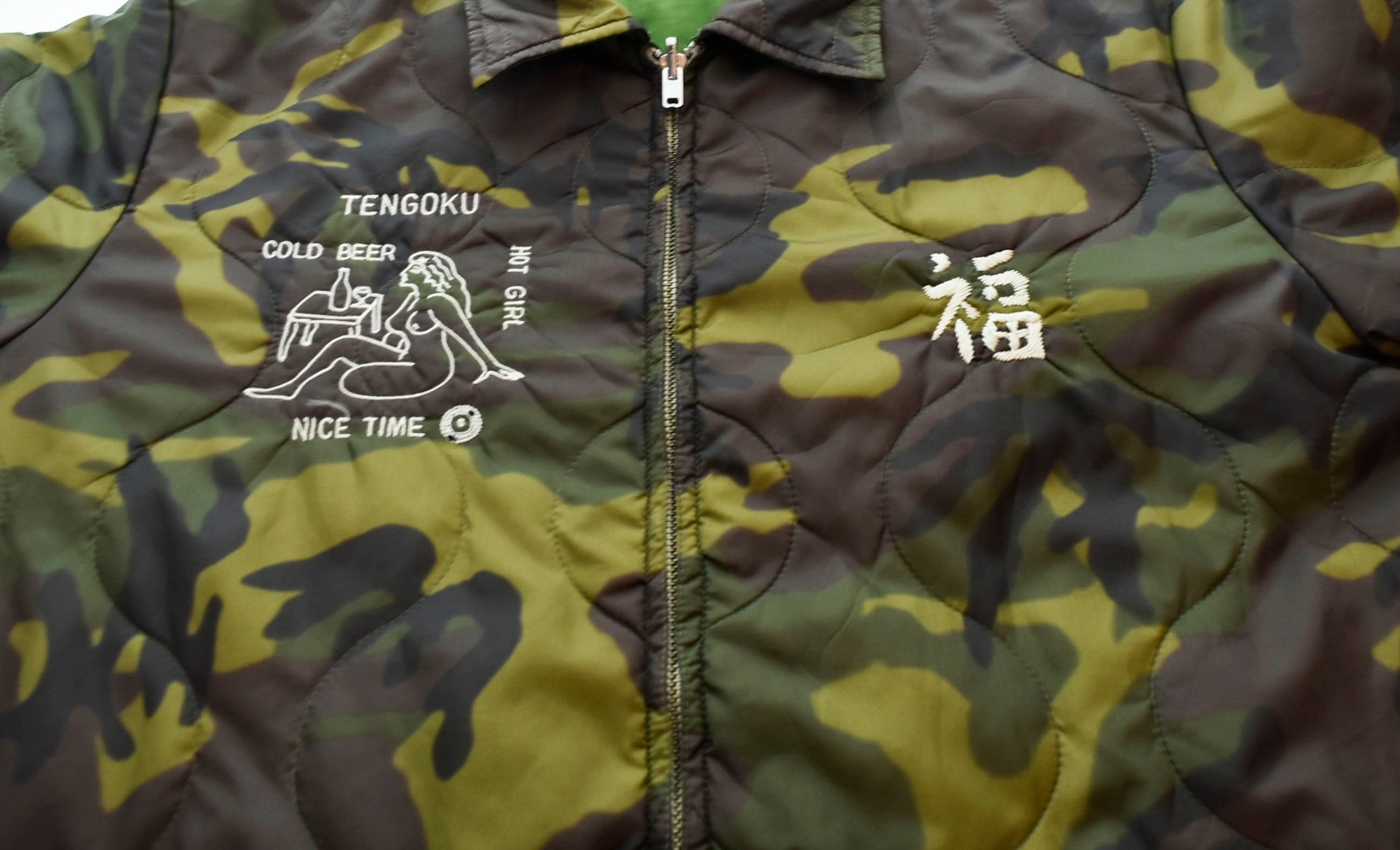 WACKO MARIA ベトジャン L カーキ リバーシブル WACKO MARIA