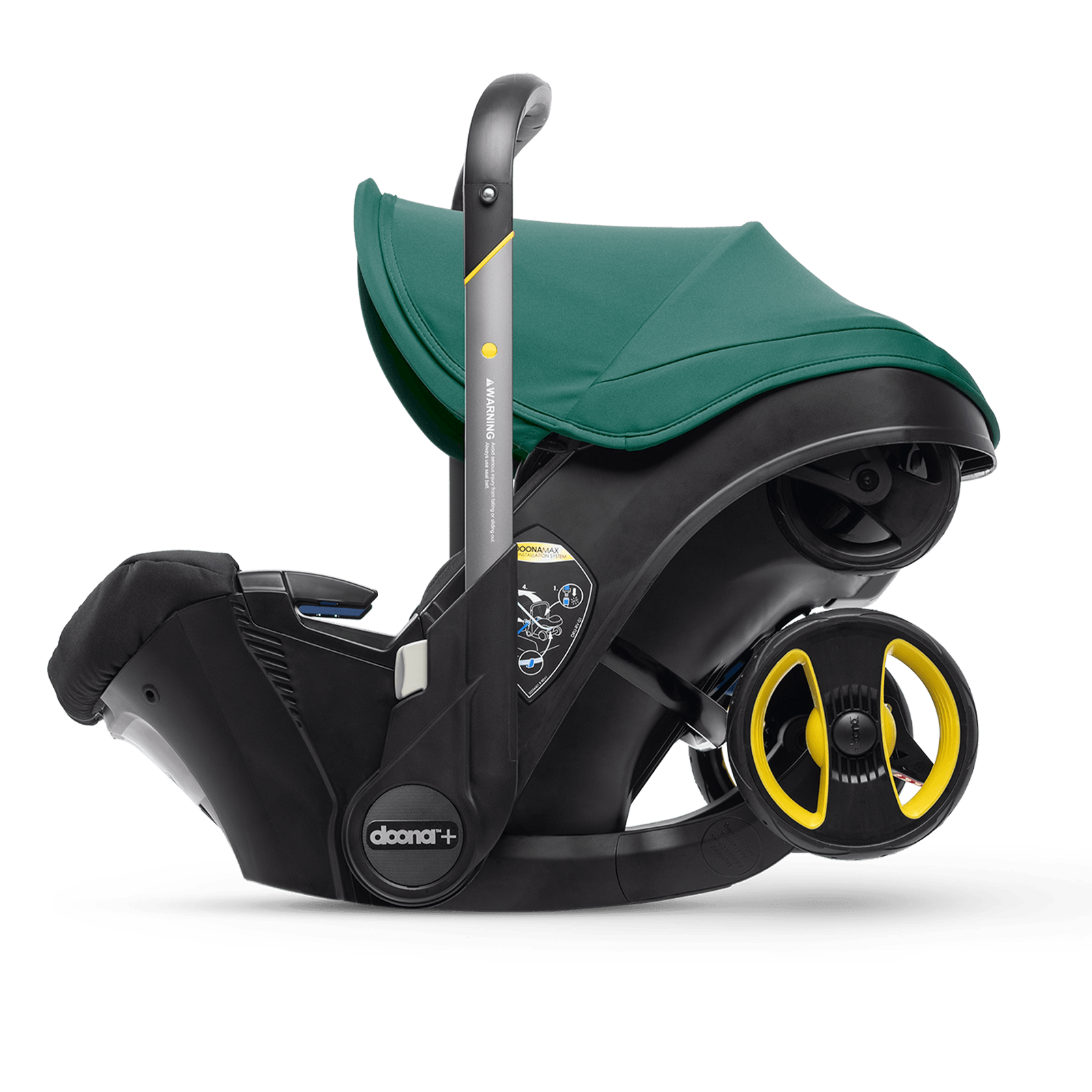 Doona+ Car Seat Racing Green & Free Snap-On Storage