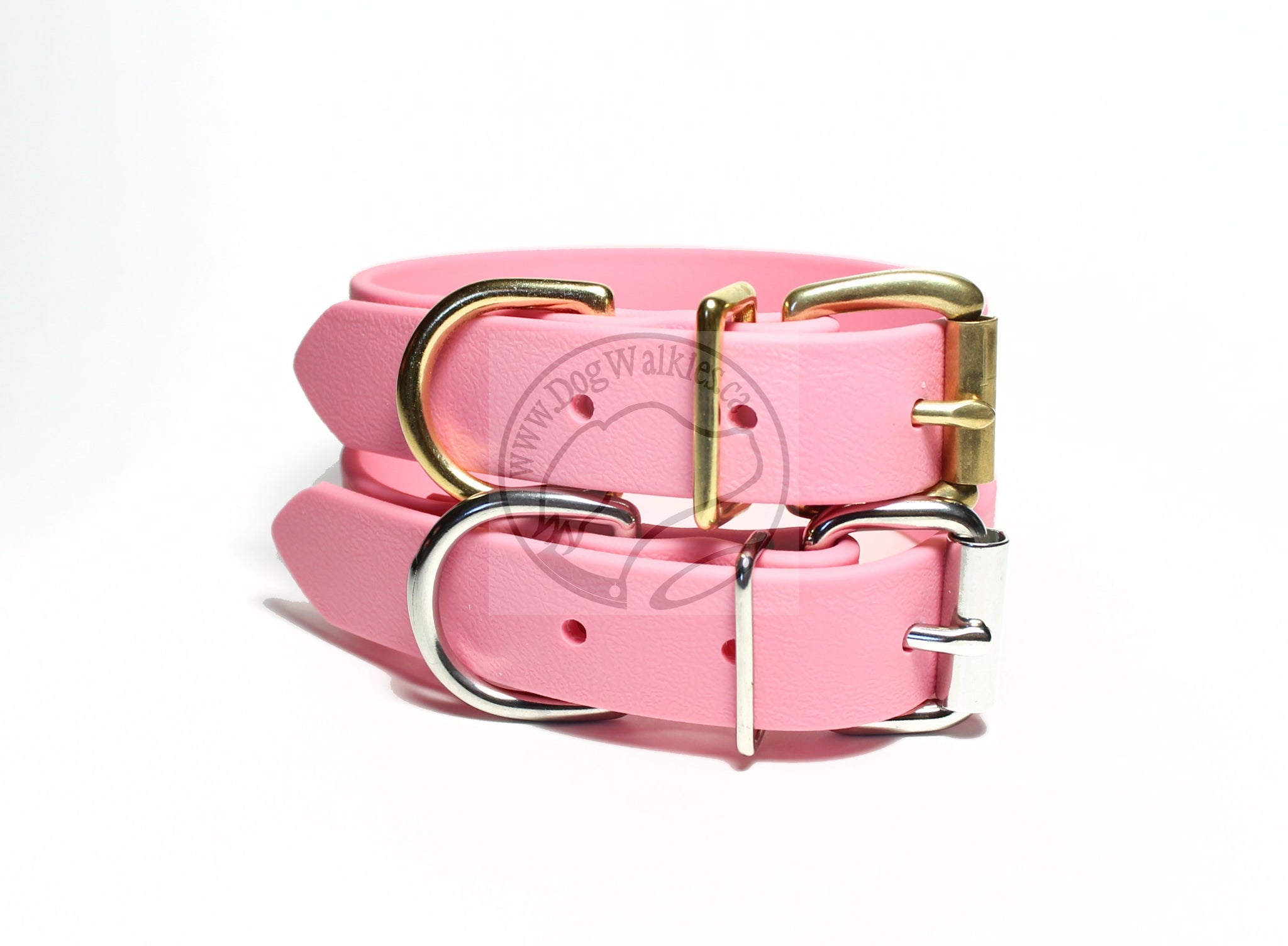 Bubblegum Pink Biothane Dog Collar - 1 inch (25mm) wide – Dog