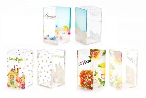 四角型アクリルペンスタンドのサンプル見本 | 同人グッズ.jp