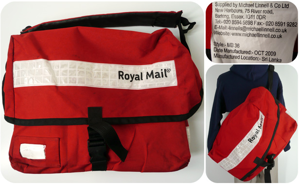 英国 ROYAL MAIL ロイヤルメール メッセンジャーバッグ-LARGE7 - 古着