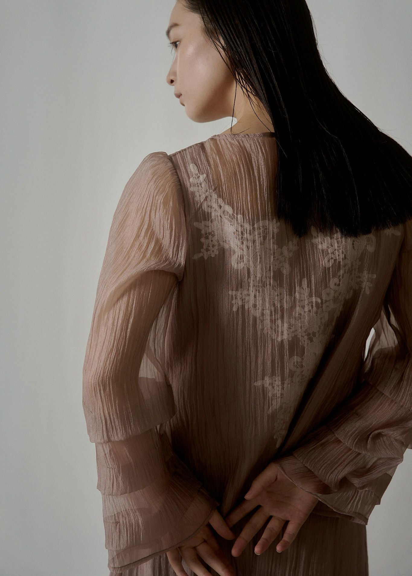 Sheer A-line onepiece｜LE'RURE