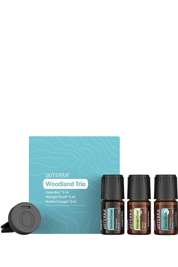 Woodland Trio and Car Clip Diffuser | doTERRA Essential Oils