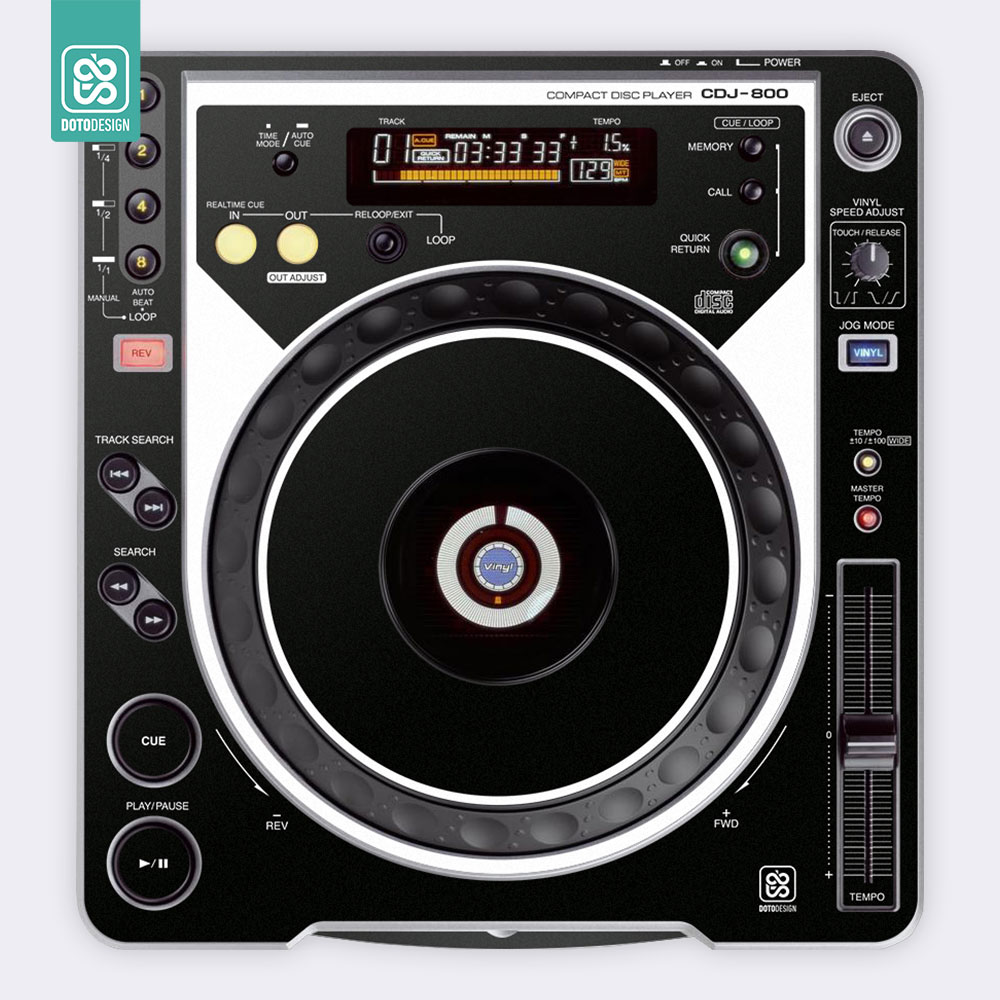 Skin Pioneer CDJ-800