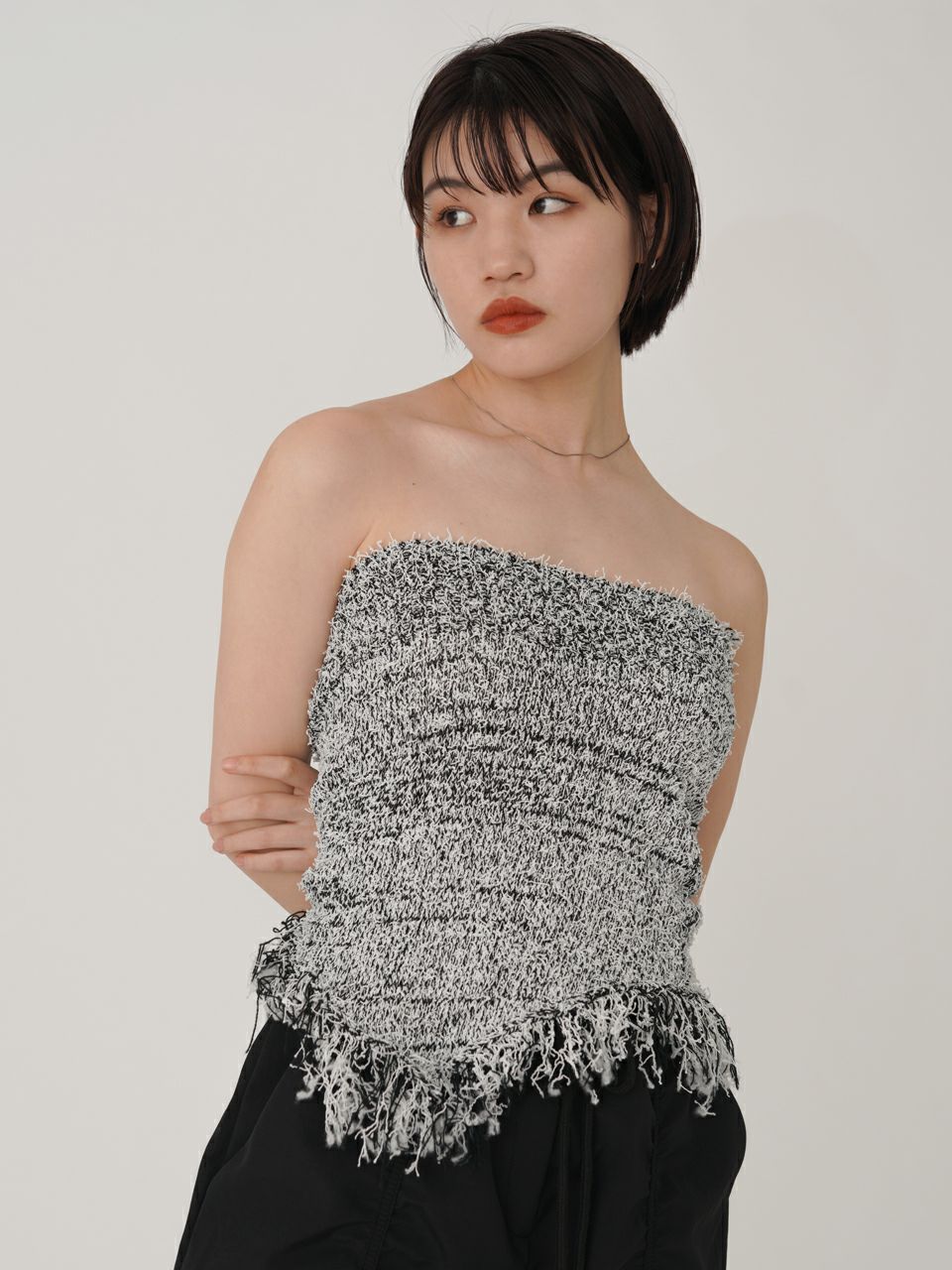 SALE60%OFF】 【即納】 エギュゼ iGUISER トップス asymmetric knit