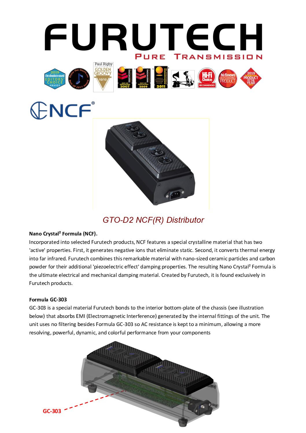 Furutech GTO-D2 NCF R - Douglas Connection
