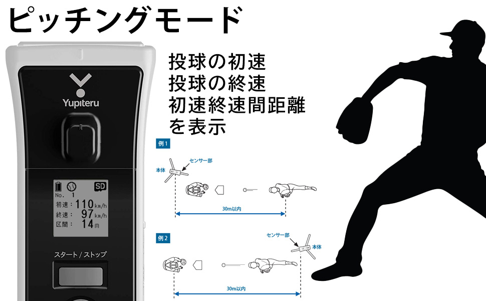 日本YUPITERU BSG-1 Basic 棒球壘球測速器speed gun安心的日本製| 蝦皮購物