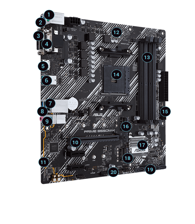 PRIME B550M-K｜マザーボード｜ASUS 日本
