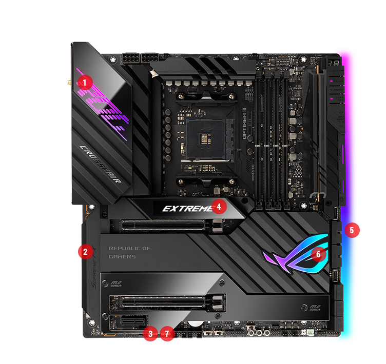 ROG CROSSHAIR VIII EXTREME | ROG Crosshair | Gaming マザーボード