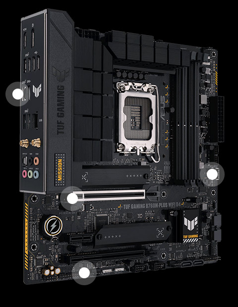 TUF GAMING B760M-PLUS WIFI D4｜マザーボード｜ASUS 日本