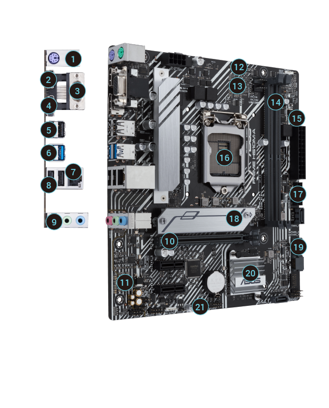 PRIME H510M-A Intel® H510