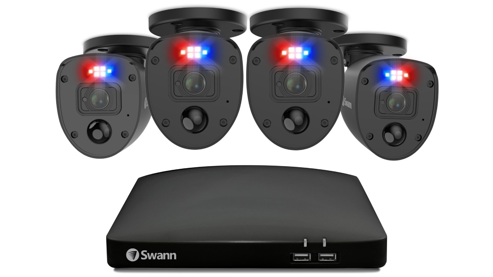 Swann Enforcer 4 Channel 1080p FHD DVR Security System with 4