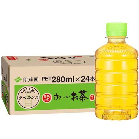 dショッピング |伊藤園 ラベルレス おーいお茶 緑茶 （280ml