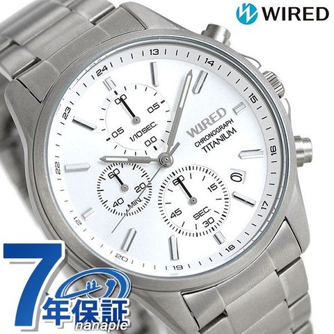 dショッピング |セイコー ワイアード SEIKO WIRED チタン クロノグラフ