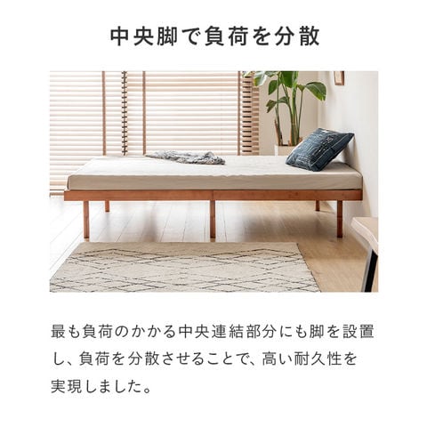 dショッピング |すのこ すのこベッド ダブル ベッドフレーム ダブル