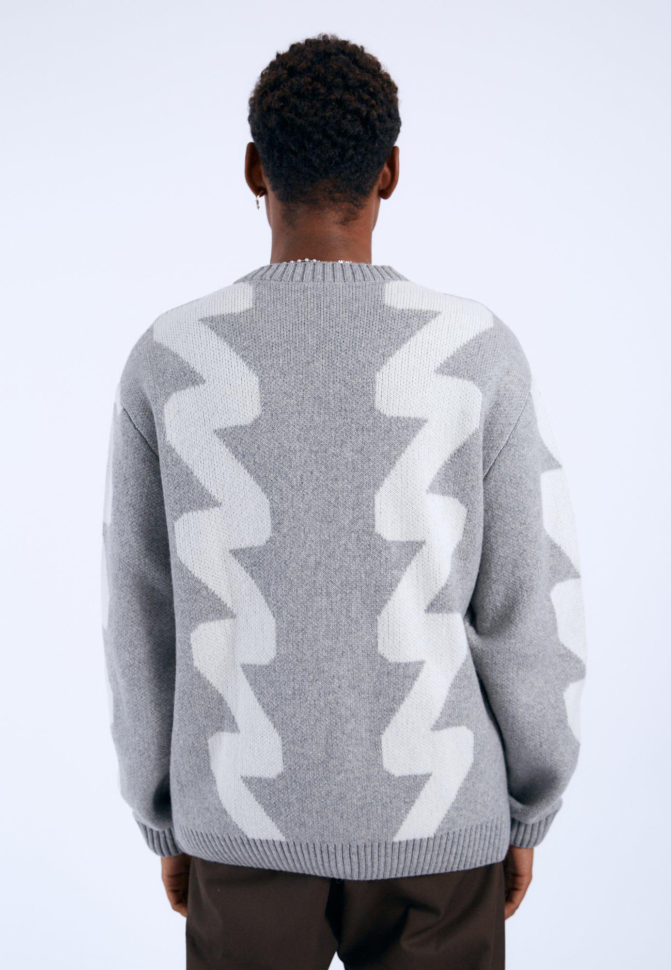 Tom Cardigan - Grey Melange Wave - Dr. Denim